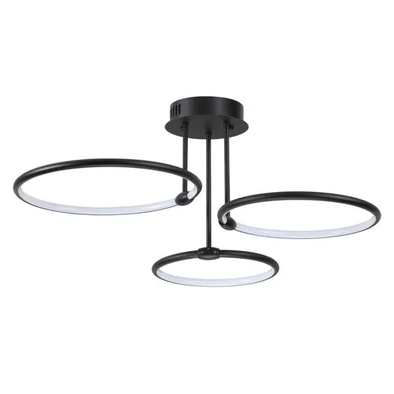 LUMION 6506/66CL LEDIO LN23 229 чёрный Люстра потолочная LED 66W 3000-6000K 4126Лм 220V URSULA