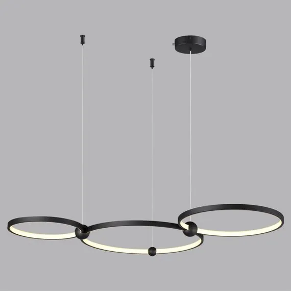 LUMION 6533/85L LEDIO LN23 222 чёрный Светильник подвесной LED 85W 3000-6000K 3649Лм 220V DIEGO, изображение 3