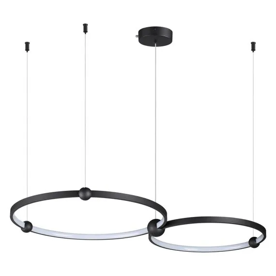 LUMION 6533/80L LEDIO LN23 222 чёрный Светильник подвесной LED 80W 3000-6000K 3182Лм 220V DIEGO