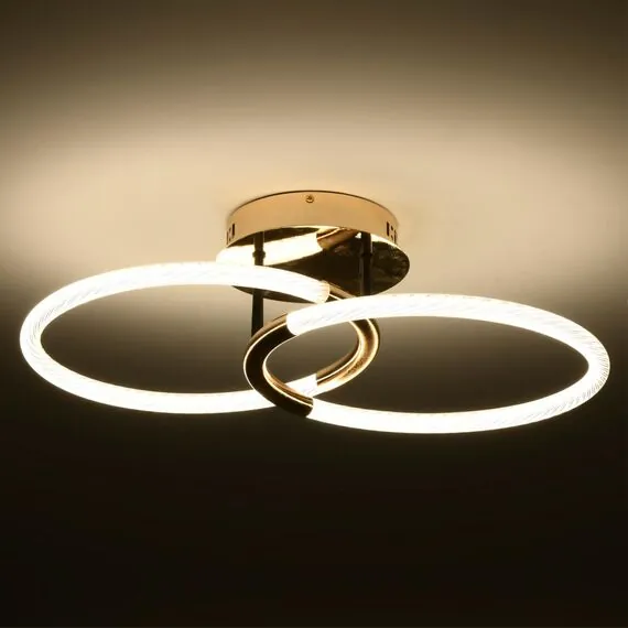 LUMION 6545/61CL LEDIO LN23 000 золотой, черный Люстра потолочная LED 33W 3000-6000K 4051Лм 220V LARA, изображение 3