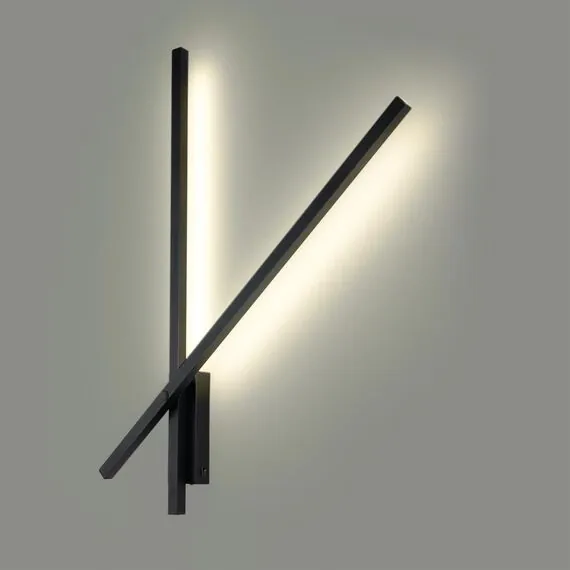 LUMION 6546/28WL LEDIO LN23 352 чёрный Светильник настенный LED 28W 4000K 1040Лм 220V CLARK, изображение 4