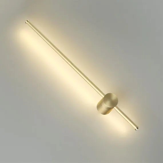 LUMION 5678/8WL LEDIO LN23 347 золотой Настенный светильник LED 8W 3000K 550Лм 220V BRAM, изображение 4