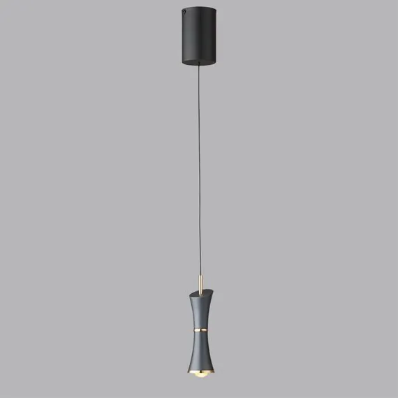 LUMION 5696/7L LEDIO LN23 000 серый Подвес LED 7W 3000K 420Лм 220V LASSE, изображение 3