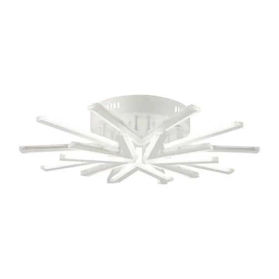 LUMION 8029/80CL LEDIO LN25 248 белый/белый, металл/акрил Потолочный светильник с ПДУ LED 80W 3000-6000К 220V ALBERTA, изображение 6