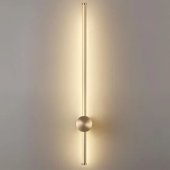 LUMION 5678/8WL LEDIO LN23 347 золотой Настенный светильник LED 8W 3000K 550Лм 220V BRAM, изображение 3