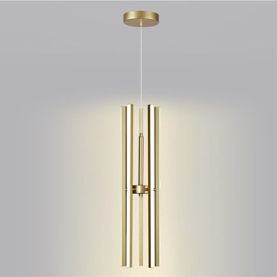 LUMION 6564/60L LEDIO LN25 234 золотой//металл/ Подвесной светильник LED 4000K 60W 220V PARKER, изображение 4