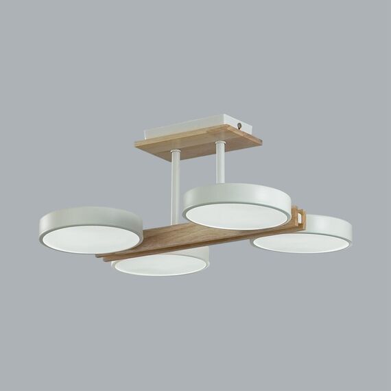 LUMION 8030/72CL LEDIO LN25 264 белый, дерево/металл, акрил Потолочный светильник LED 72W 3000-6000К 220V PLATO, изображение 3