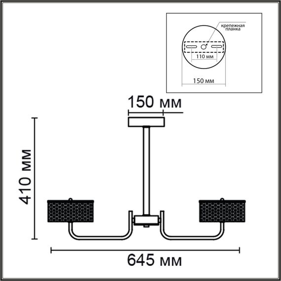 LUMION 6579/40CL LEDIO LN24 золото/прозрачный/металл/пластик Люстра потолочная LED 40W 220V VENICE, изображение 2