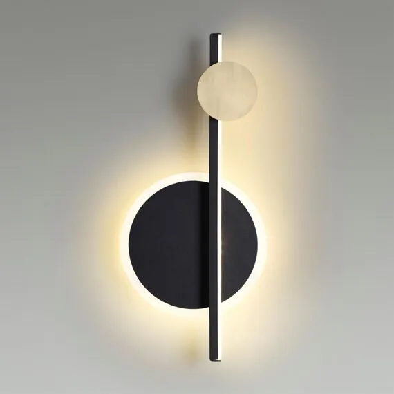 LUMION 5608/17WL LEDIO LN23 356 черный, бронза Настенный светильник LED 17W 3000К 847Лм 220V CHITA, изображение 4