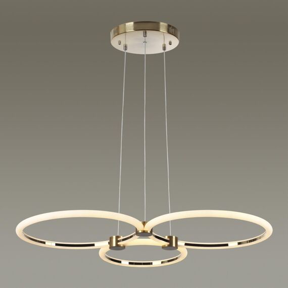 LUMION 5297/80L LEDIO LN23 085 золотой Светильник подвесной LED диммир. с ДУ 80W 3000-6000К 6232Лм 220V NOVA, изображение 5