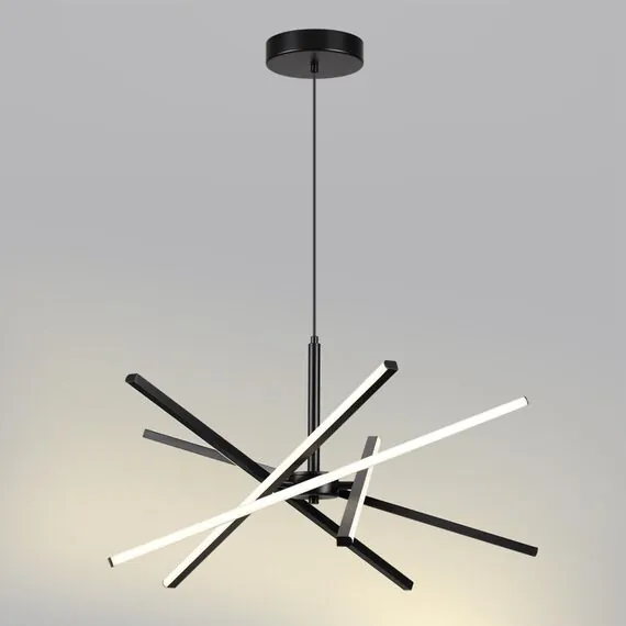 LUMION 6563/60L LEDIO LN25 234 черный//металл/ Подвесной светильник 4000K LED 60W 220V PARKER, изображение 5