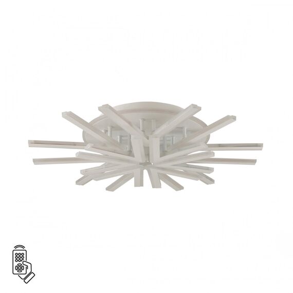 LUMION 8029/95CL LEDIO LN25 248 белый/белый, металл/акрил Потолочный светильник с ПДУ  c подсв. осн. LED 95W 3000-6000К 220V ALBERTA