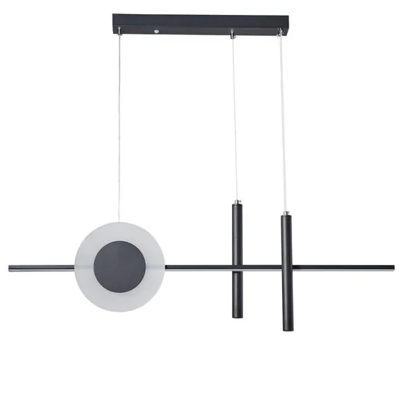 LUMION 5613/28L LEDIO LN23 235 черный Светильник подвесной LED диммир. с ДУ 28W 3000-6000К 3053Лм 220V MIZUKI