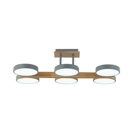 LUMION 8031/108CL LEDIO LN25 264 серый, дерево/металл, акрил Потолочный светильник LED 108W 3000-6000К 220V PLATO, изображение 7