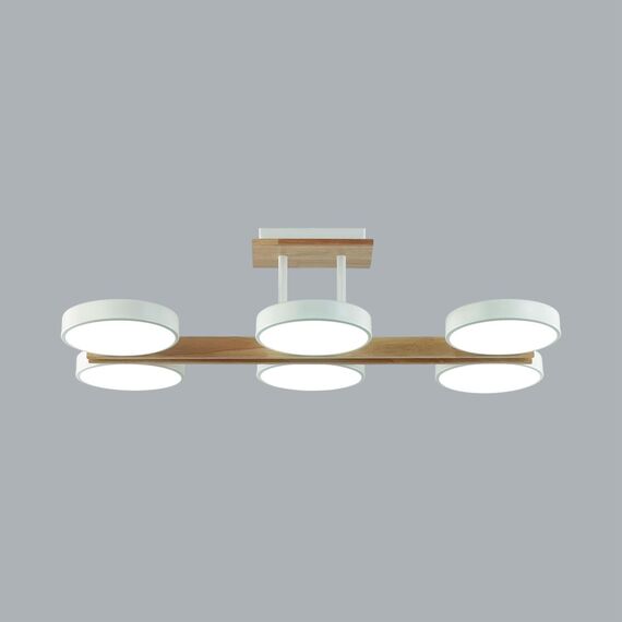 LUMION 8030/108CL LEDIO LN25 264 белый, дерево/металл, акрил Потолочный светильник LED 108W 3000-6000К 220V PLATO, изображение 6