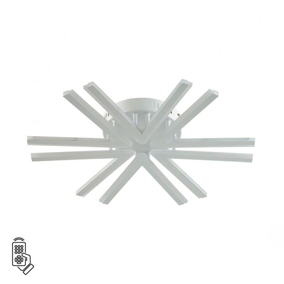 LUMION 8029/60CL LEDIO LN25 248 белый/белый, металл/акрил Потолочный светильник с ПДУ LED 60W 3000-6000К 220V ALBERTA