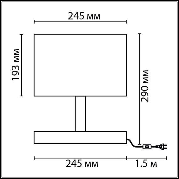 LUMION 8201/1T COUNTY LN25 392 бежевый, дерево/текстиль Настольная лампа E27 1*60W 220V MADERANA, изображение 2