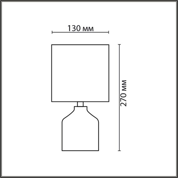 LUMION 8175/1T COUNTY LN25 000 коричневый, керамика/текстиль Настольная лампа E14 1*40W 220V ININA, изображение 2