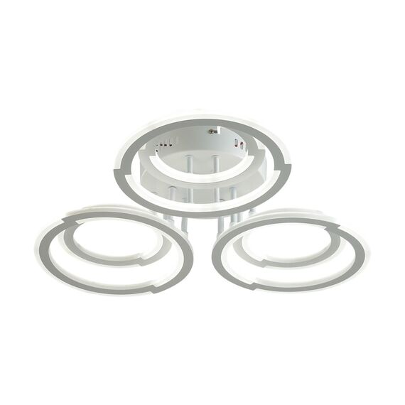 LUMION 8028/80CL LEDIO LN25 247 белый/белый, металл/акрил Потолочный светильник с ПДУ LED 80W 3000-6000К 220V OSAKA, изображение 7