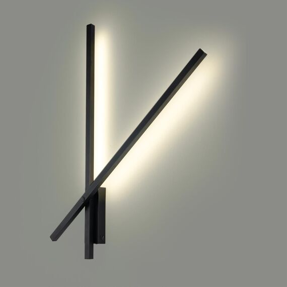LUMION 6546/28WL LEDIO LN23 352 чёрный Светильник настенный LED 28W 4000K 1040Лм 220V CLARK, изображение 4
