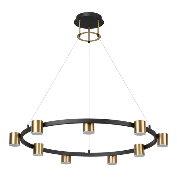 LUMION 6532/58L LEDIO LN23 220 чёрный, латунь Светильник подвесной LED 58W 3000-6000K 2224Лм 220V FLINT