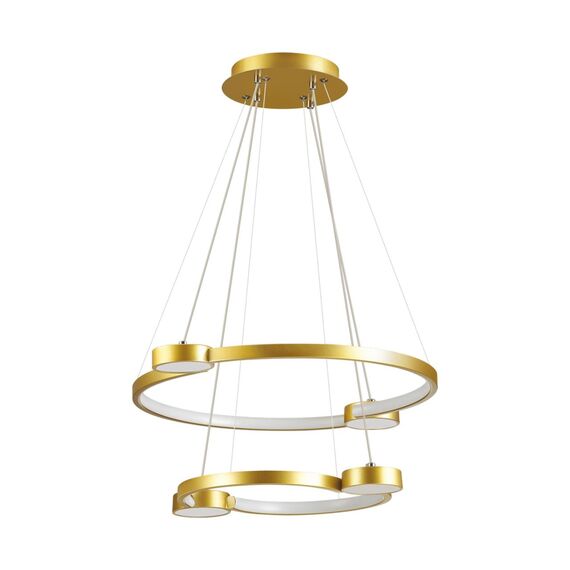 LUMION 5247/79L LEDIO LN23 000 матовое золото Светильник подвесной диммир. с ДУ LED 79W 4088Лм 220V SHERIDAN