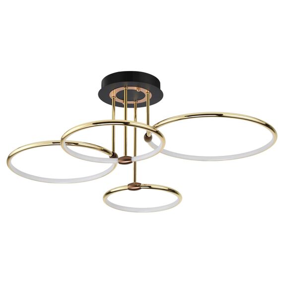 LUMION 5283/96CL LEDIO LN23 228 золотой, коричневый Люстра потолочная LED 96W 3000-6000K 4546Лм 220V URSULA