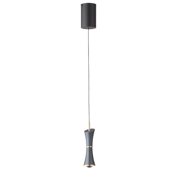 LUMION 5696/7L LEDIO LN23 000 серый Подвес LED 7W 3000K 420Лм 220V LASSE