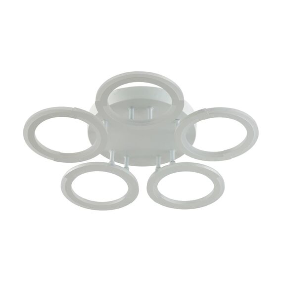 LUMION 8027/55CL LEDIO LN25 247 белый/белый, металл/акрил Потолочный светильник с ПДУ LED 55W 3000-6000К 220V KALIFA, изображение 8
