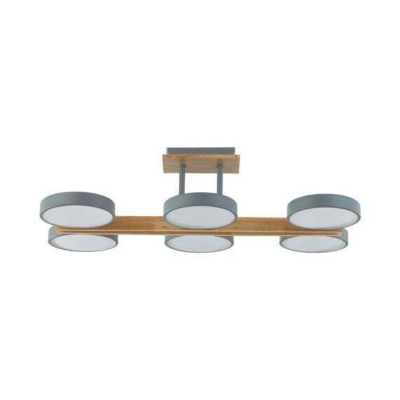 LUMION 8031/108CL LEDIO LN25 264 серый, дерево/металл, акрил Потолочный светильник LED 108W 3000-6000К 220V PLATO