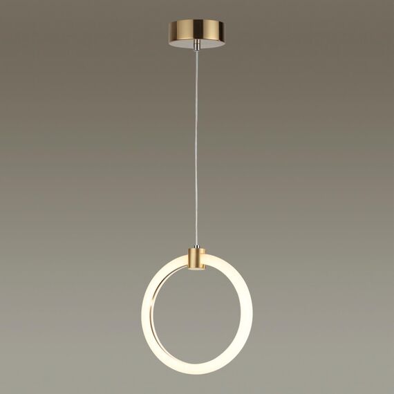 LUMION 5297/7L LEDIO LN23 000 золотой Подвес LED 7W 3000K 574Лм 220V NOVA, изображение 5