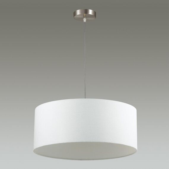 LUMION 3745/3 MODERNI LN19 126 никель/белый, металл/текстиль Подвес E27 3*60W 220V NIKKI, изображение 3