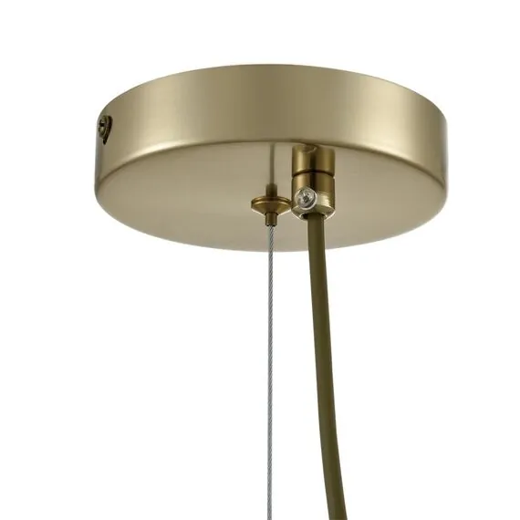 LUMION 6596/4A MODERNI LN25 183 латунь титаниум/прозрачный, металл/стекло Подвес E27 4*60W 220V CORNE, изображение 8