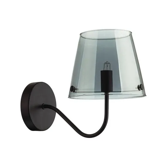 LUMION 6570/1W MODERNI LN25 103 черный/дымчатый/металл/стекло Бра G9 1*20W 220V SMOKY