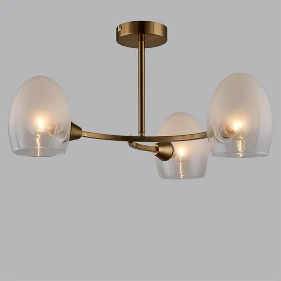 LUMION 6514/3C MODERNI LN23 117 латунь Люстра потолочная E14 3*40W 220V KENDALL, изображение 3