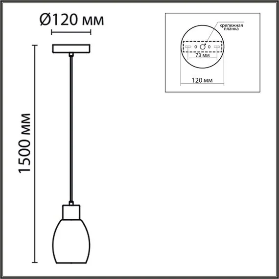 LUMION 6562/1A MODERNI LN25 140 черный, золотой/прозрачный/металл/стекло Подвес E27 1*40W 220V ICE, изображение 2