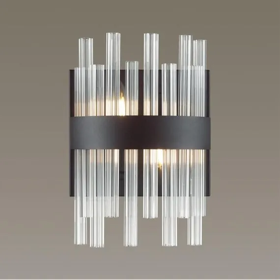 LUMION 5272/2W MODERNI LN23 151 черный Бра E14 2*40W 220V MITSUKO, изображение 5