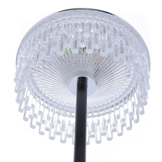 LUMION 8204/1TL LEDIO LN25 393 серебро/черный/прозрачный, металл/акрил Настольная лампа LED 7W 4000К 220V SATIANA, изображение 4