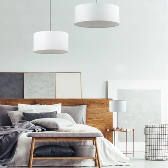 LUMION 3745/3 MODERNI LN19 126 никель/белый, металл/текстиль Подвес E27 3*60W 220V NIKKI, изображение 4