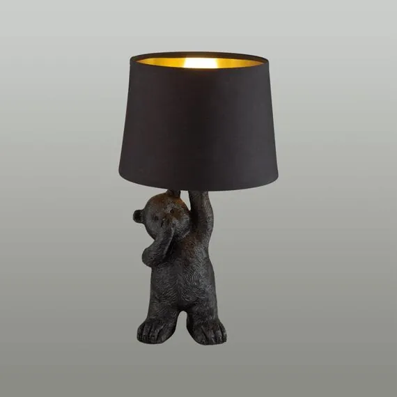 LUMION 5662/1T MODERNI LN23 387 чёрный Настольная лампа E14 40W 220V BEAR, изображение 3