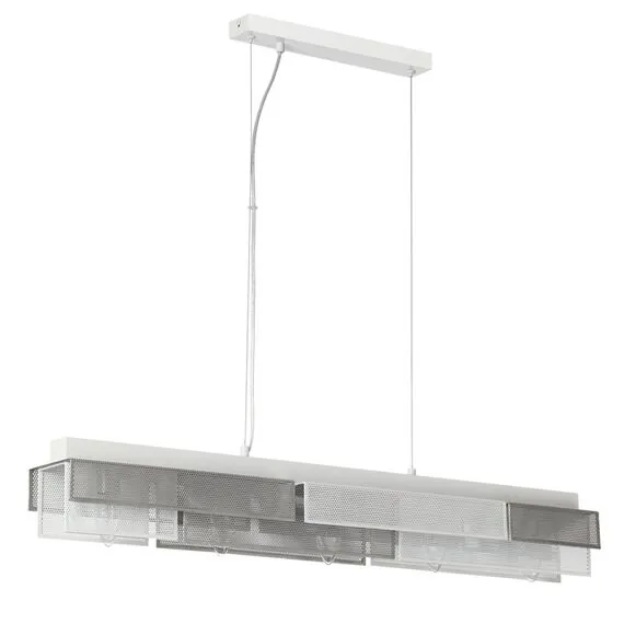LUMION 8006/5A MODERNI LN25 164 белый/никель, белый металл/металл Подвесной светильник Е14 5*40W 220V DANA