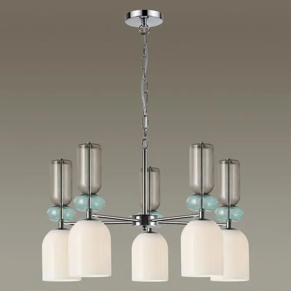 LUMION 5235/5 MODERNI LN23 101 хром Люстра E27 5*40W 220V GILLIAN, изображение 4