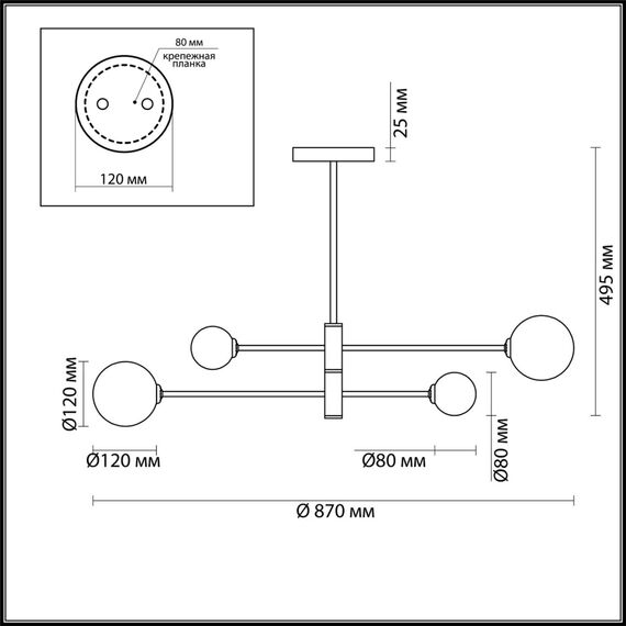 LUMION 4418/4C MODERNI LN19 114 золотой Люстра на штанге G9 4*40W 220V ESTELLE, изображение 2