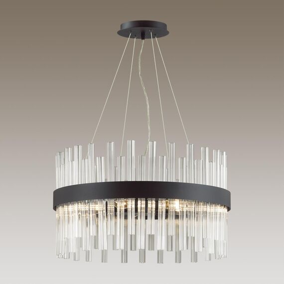 LUMION 5272/5 MODERNI LN23 151 черный Люстра E14 5*40W 220V MITSUKO, изображение 4