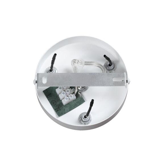 LUMION 6599/3C MODERNI LN25 156 белый/белый, бежевый металл, эко кожа/металл, стекло Подвесной светильник Е27 3*60W 220V BASALTO, изображение 6