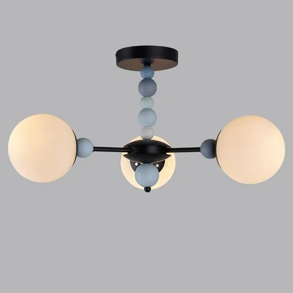 LUMION 6526/3C MODERNI LN23 291 чёрный Люстра потолочная E14 3*40W 220V SUNDAY, изображение 3