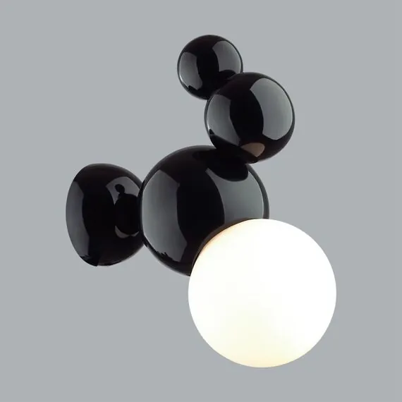 LUMION 6566/1W MODERNI LN25 118 черный/белый матовый/металл/стекло Бра E27 1*40W 220V BLASEN, изображение 4