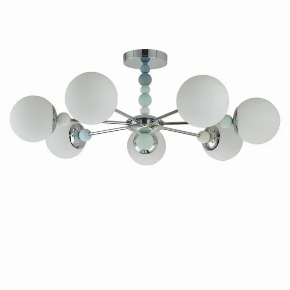LUMION 6525/7C MODERNI LN23 290 хром Люстра потолочная E14 7*40W 220V SUNDAY