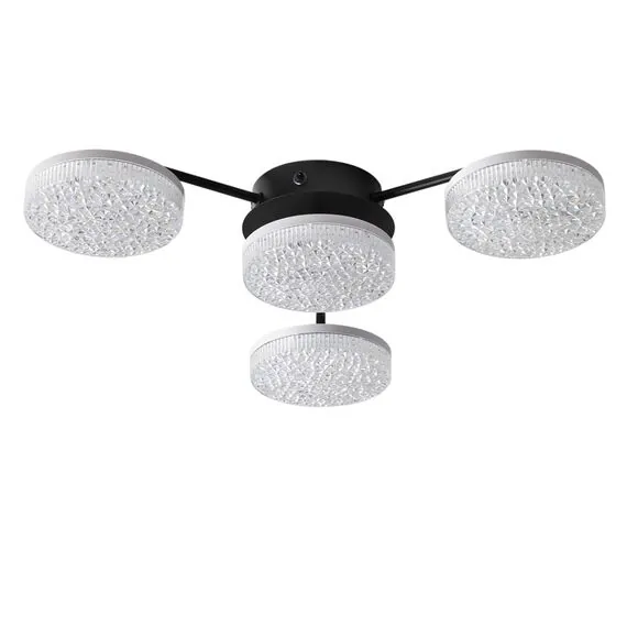 LUMION 8236/4CL LEDIO LN25 000 черный, металл/акрил Люстра потолочная с пультом ДУ LED 55W 3000-6000К 220V DIDANA, изображение 8