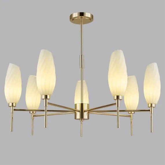 LUMION 6518/7C MODERNI LN23 169 золотой Люстра потолочная G9 7*40W 220V SHIVON, изображение 3